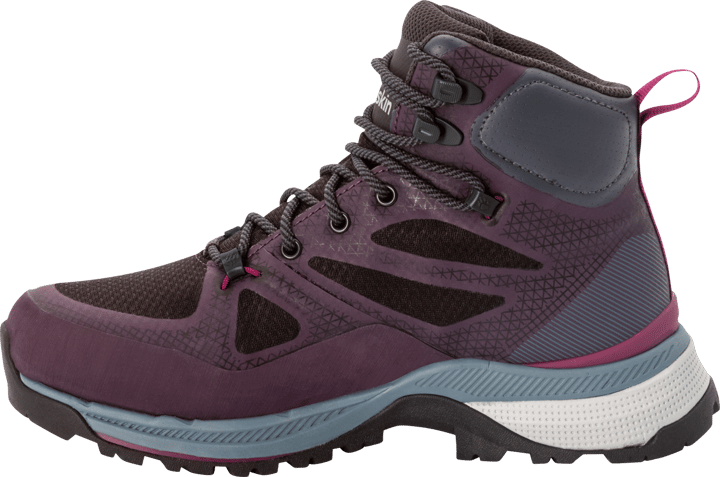 Women's Force Striker Texapore Mid Purple / Grey Jack Wolfskin