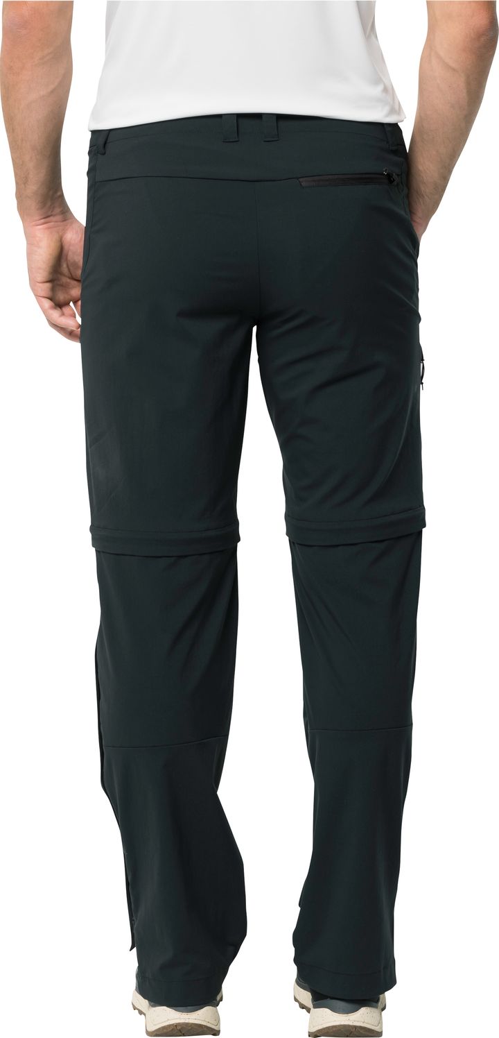 Men's Glastal Zip Away Pants Black Jack Wolfskin