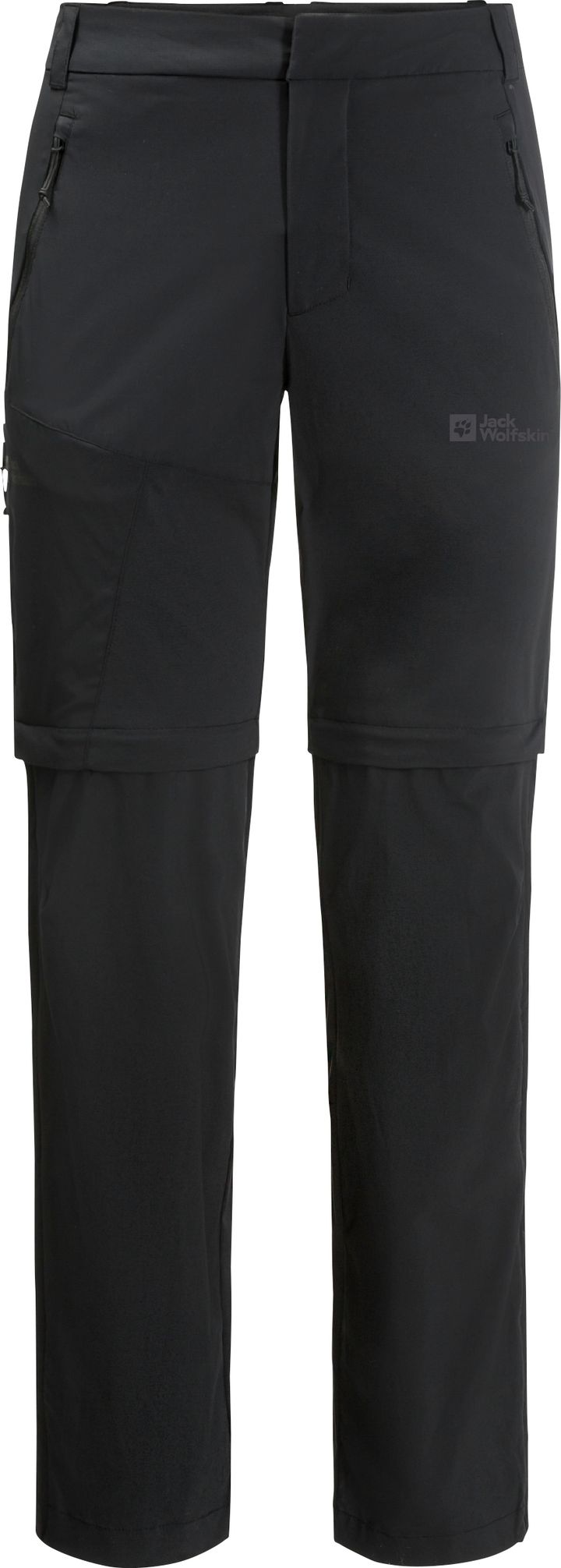 Men's Glastal Zip Away Pants Black Jack Wolfskin