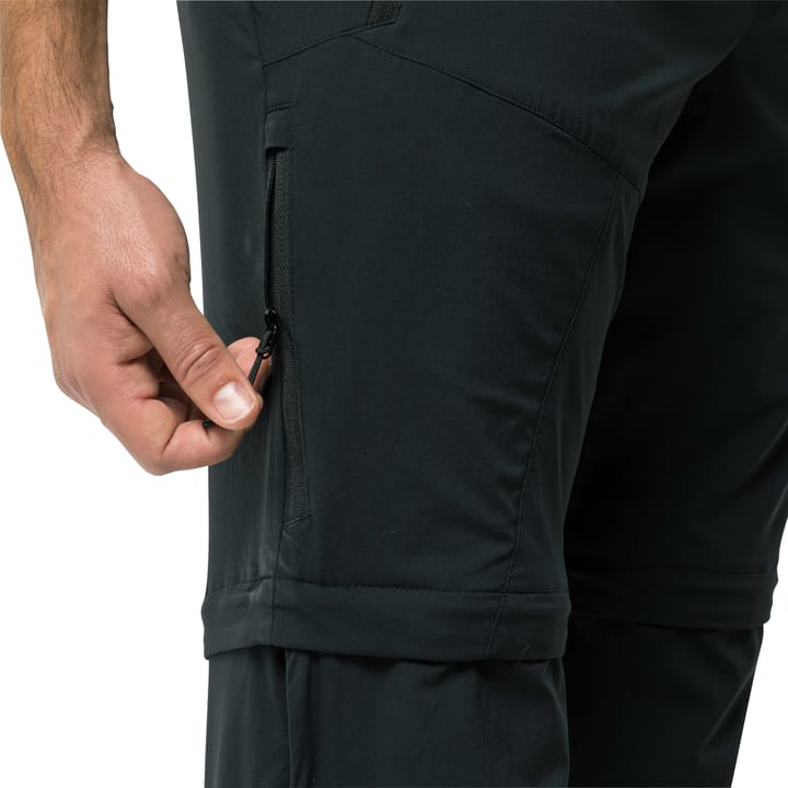 Men's Glastal Zip Away Pants Black Jack Wolfskin