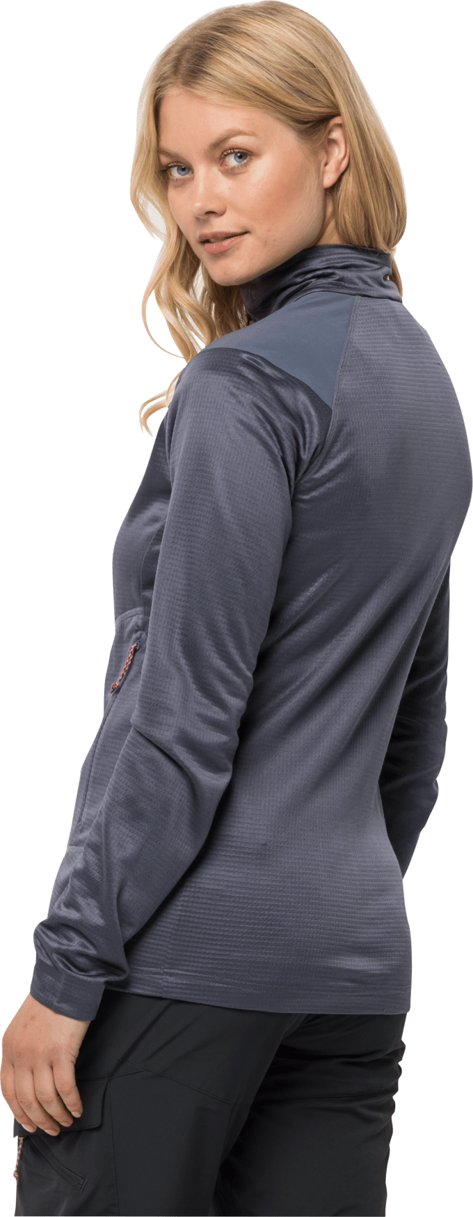 Jack Wolfskin Women's Kammweg Full Zip Dolphin Jack Wolfskin
