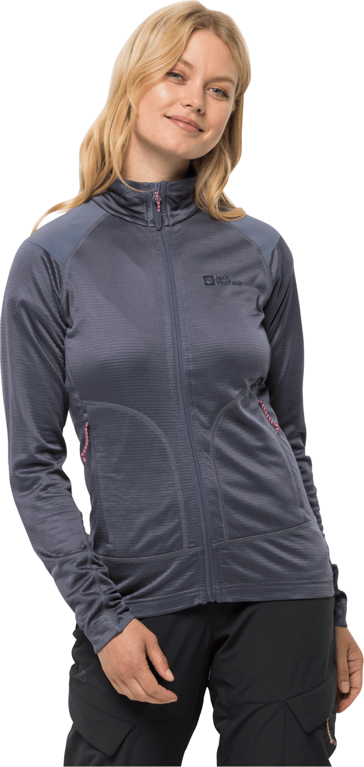 Women's Kammweg Full Zip Dolphin Jack Wolfskin