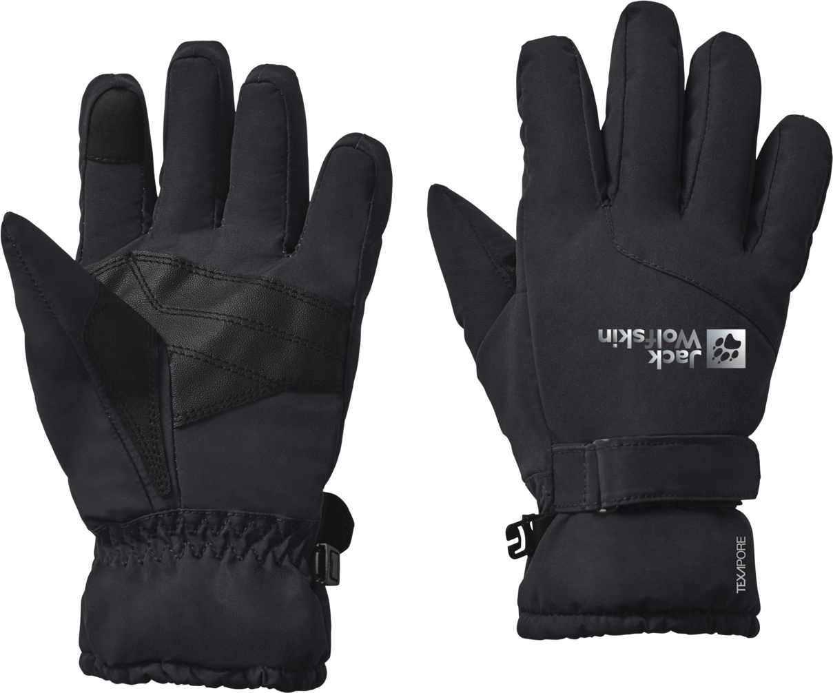 Jack Wolfskin Kids’ 2-Layer Winter Glove Black