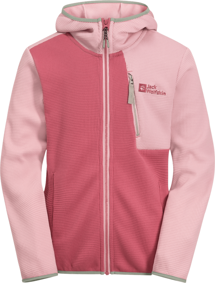 Jack Wolfskin Kids' Actamic Grid Midlayer Water Lily Jack Wolfskin