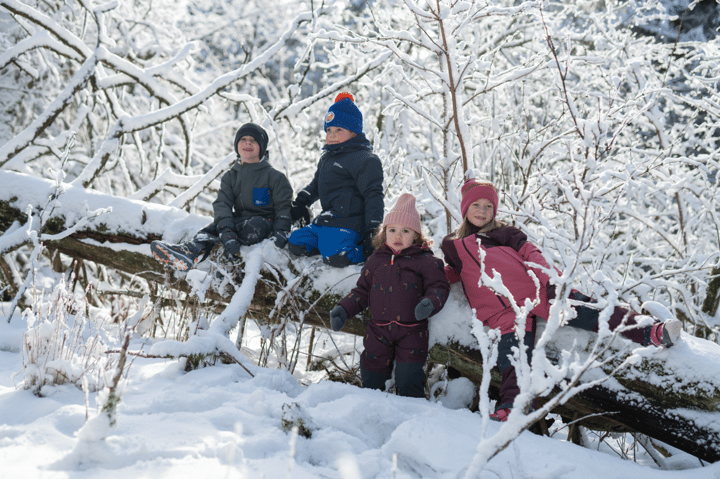 Kids' Gleely 2-Layer Insulated Overall Boysenberry Jack Wolfskin