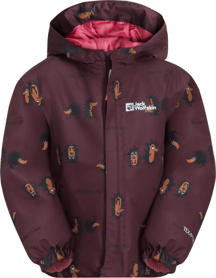 Jack Wolfskin Kids' Gleely 2-Layer Insulated Print Jacket Boysenberry 51 Jack Wolfskin