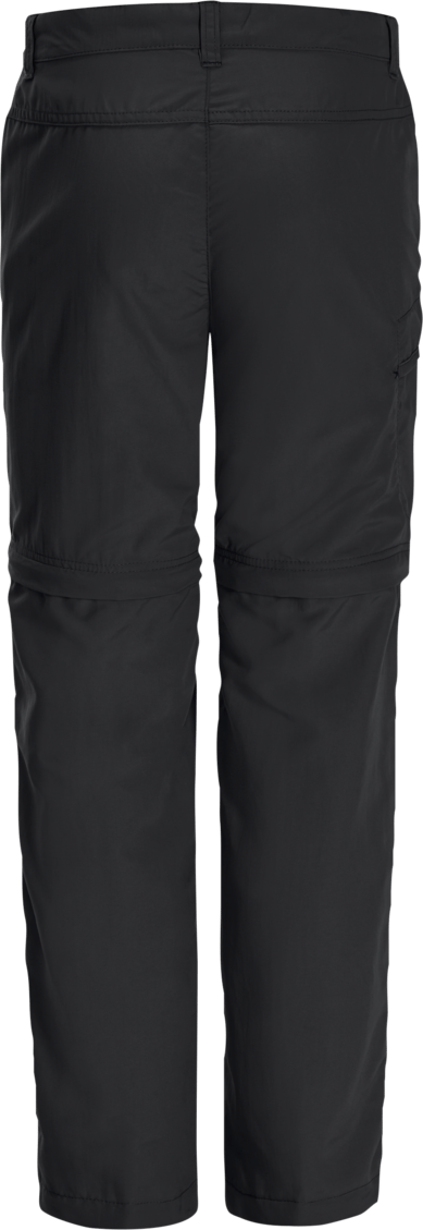 Kids' Safari Zip Off Pants Black Jack Wolfskin