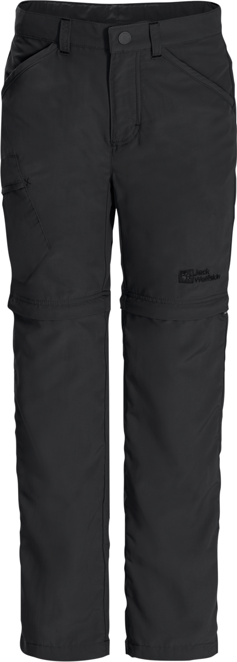 Jack Wolfskin Kids' Safari Zip Off Pants Black