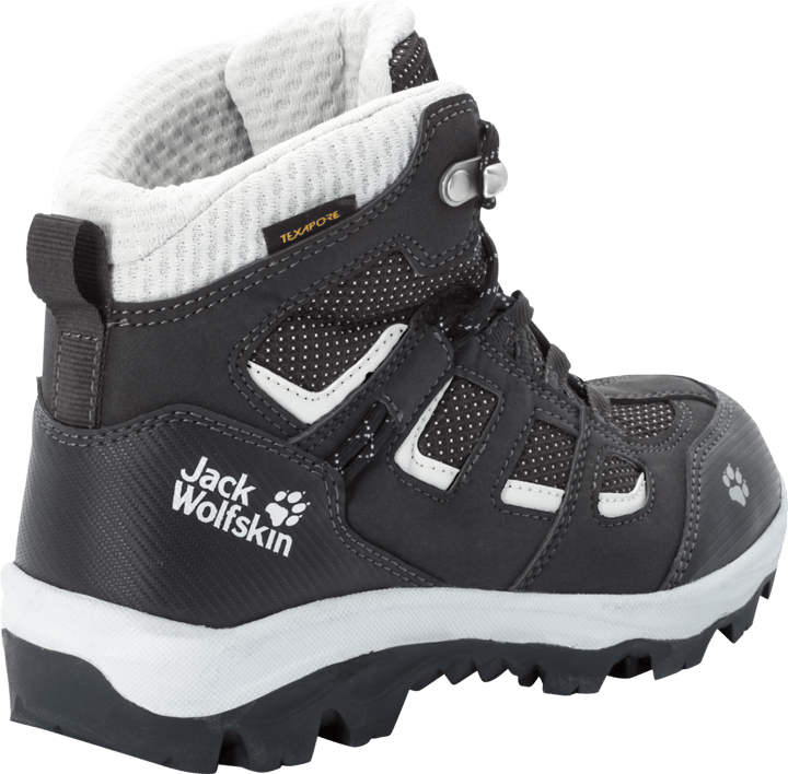 Jack Wolfskin Kids' Vojo Texapore Mid Phantom / Light Grey Jack Wolfskin