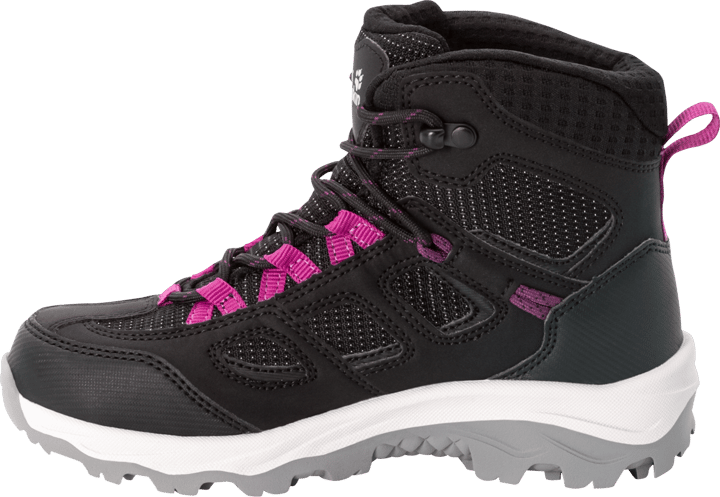 Jack Wolfskin Kids' Vojo Texapore Mid Phantom / Pink Jack Wolfskin