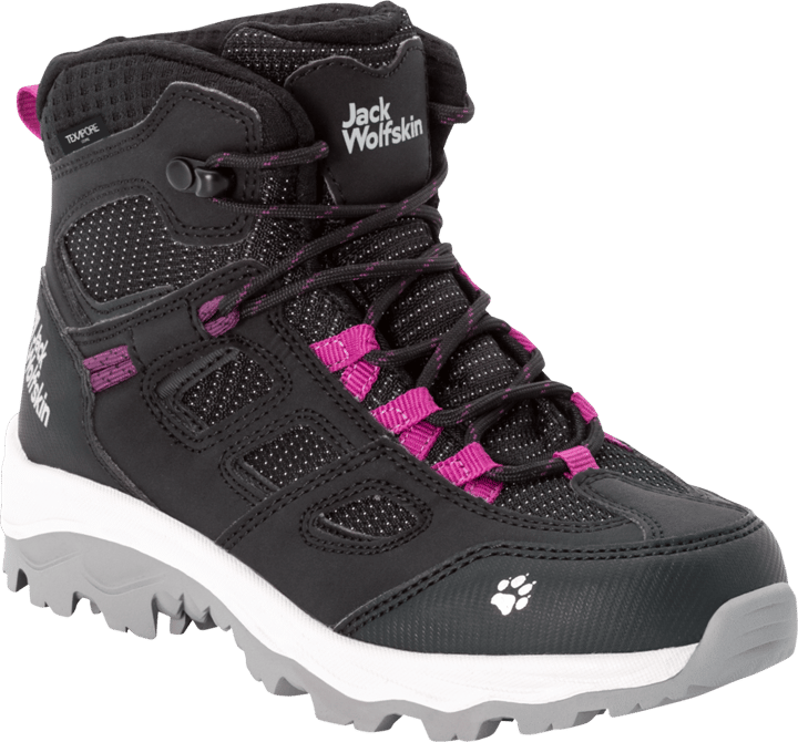 Jack Wolfskin Kids' Vojo Texapore Mid Phantom / Pink Jack Wolfskin