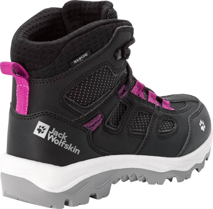 Jack Wolfskin Kids' Vojo Texapore Mid Phantom / Pink Jack Wolfskin