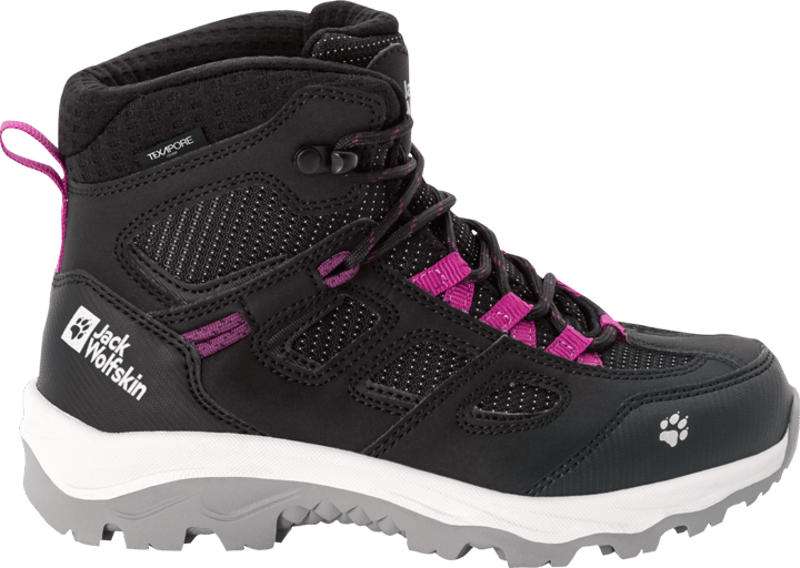 Jack Wolfskin Kids' Vojo Texapore Mid Phantom / Pink Jack Wolfskin