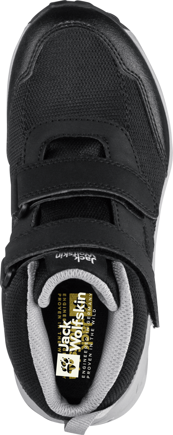 Jack Wolfskin Kids' Woodland Texapore Mid VC Black / Grey Jack Wolfskin