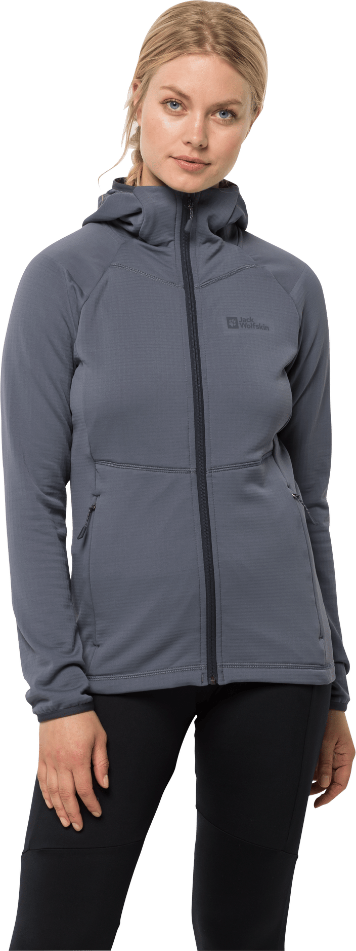 Jack Wolfskin Women's Kolbenberg Hooded Full Zip Dolphin Jack Wolfskin