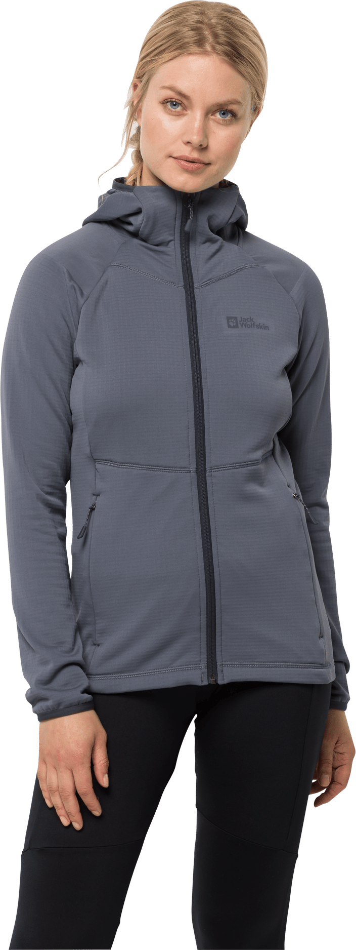 Women's Kolbenberg Hooded Full Zip Dolphin Jack Wolfskin