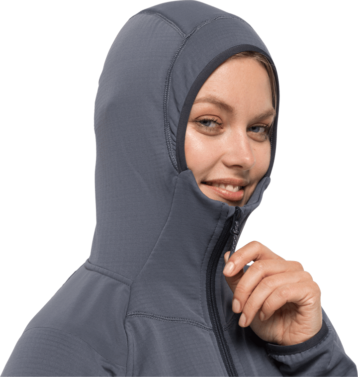 Women's Kolbenberg Hooded Full Zip Dolphin Jack Wolfskin