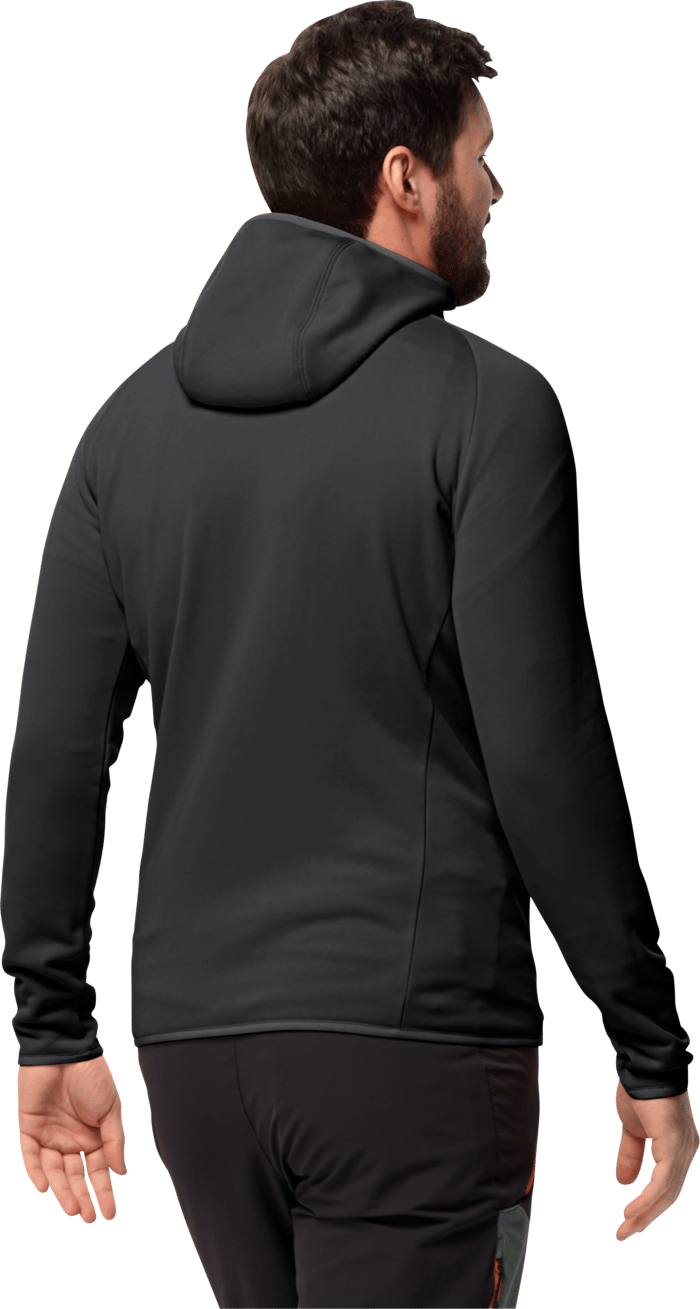 Jack Wolfskin Men's Baiselberg Hooded Full Zip Black Jack Wolfskin Jack Wolfskin Men's Baiselberg Hooded Full Zip Black Jack Wolfskin