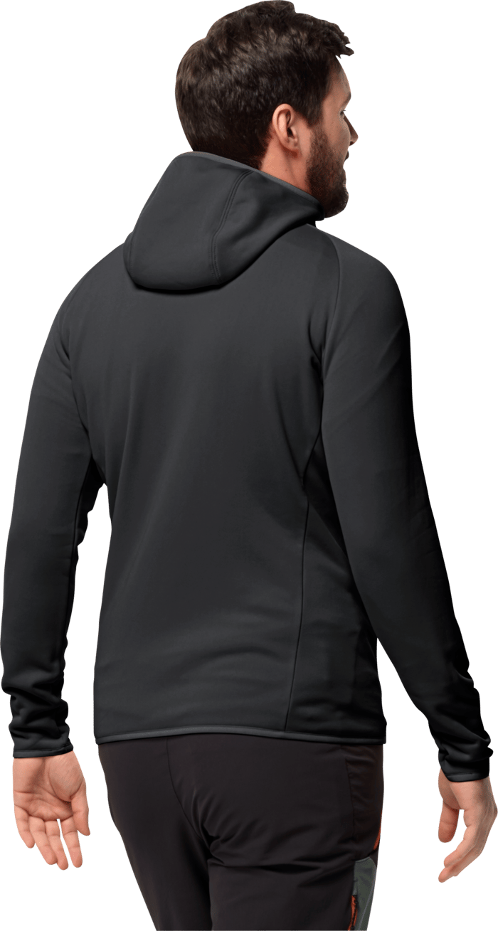 Men's Baiselberg Hooded Full Zip Black Jack Wolfskin