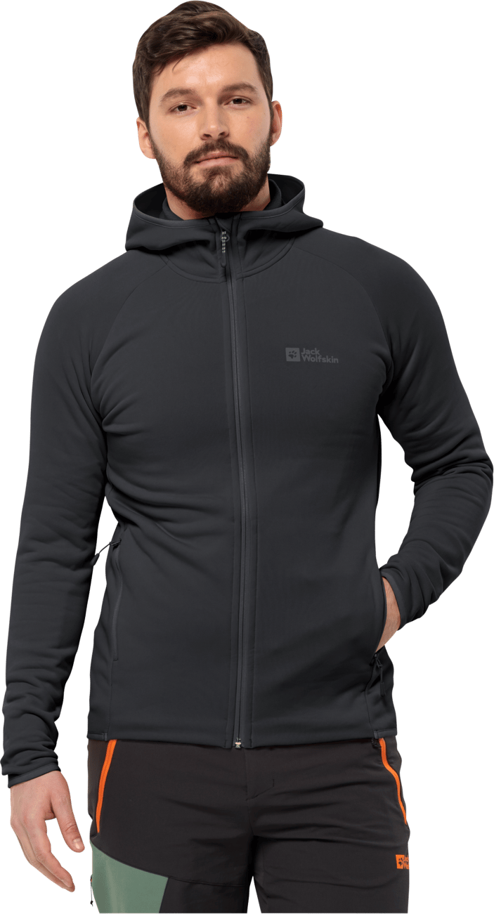 Jack Wolfskin Men's Baiselberg Hooded Full Zip Black Jack Wolfskin