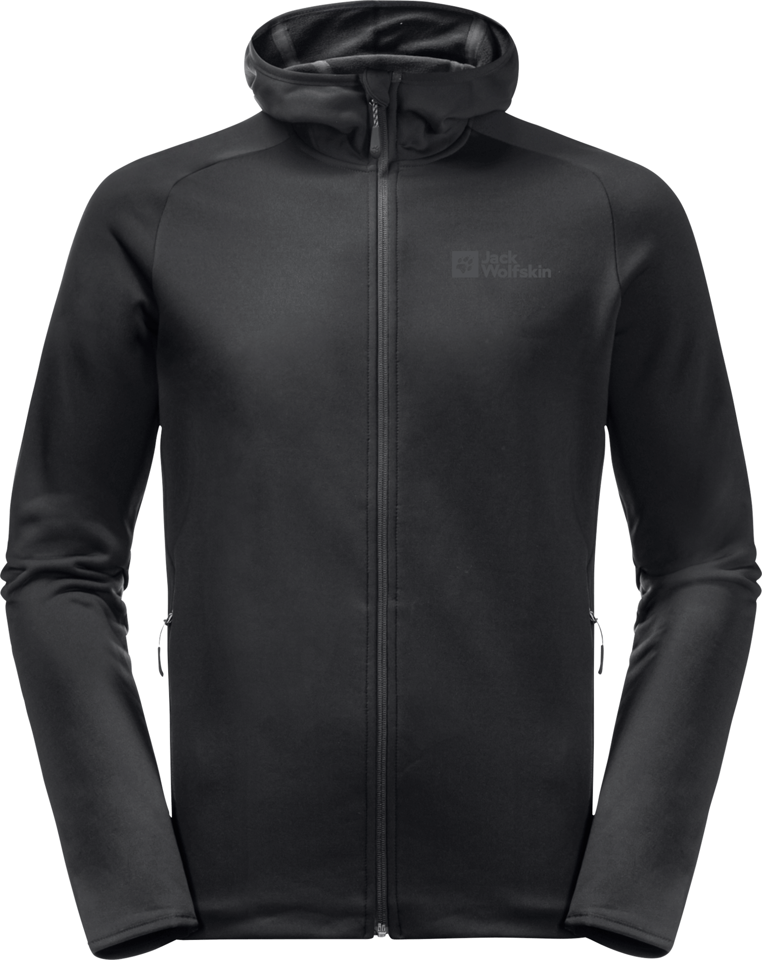 Jack Wolfskin Men's Baiselberg Hooded Full Zip Black