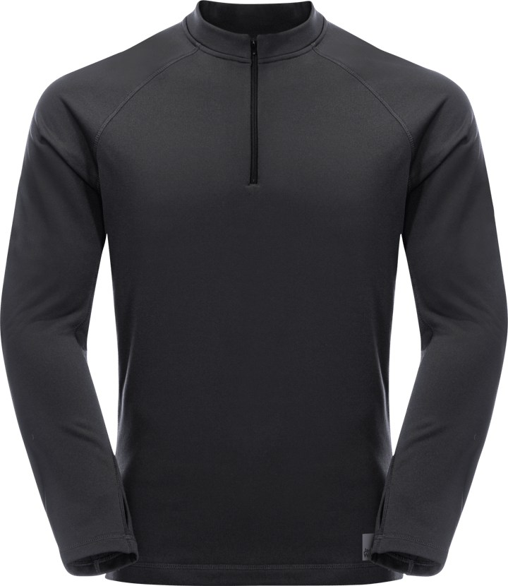 Jack Wolfskin Men's Bike Commute Halfzip Phantom Jack Wolfskin