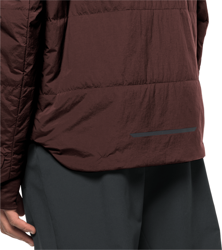 Jack Wolfskin Men's Bike Commute Insulated Jacket Dark Maroon Jack Wolfskin