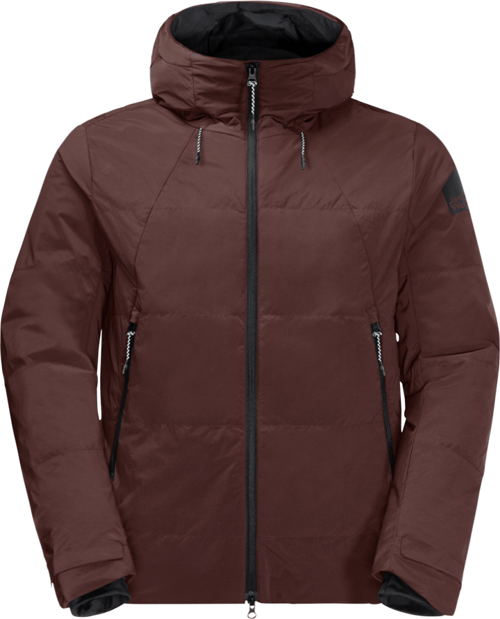 Jack Wolfskin Men's Bike Commute Insulated Jacket Dark Maroon Jack Wolfskin