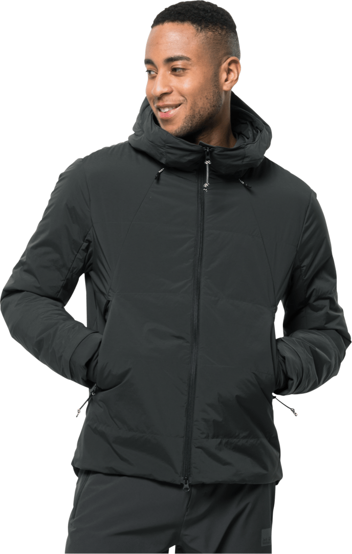 Men's Bike Commute Insulated Jacket Phantom Jack Wolfskin