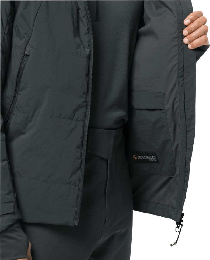 Men's Bike Commute Insulated Jacket Phantom Jack Wolfskin