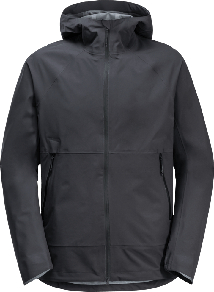 Jack Wolfskin Men's Bike Commute Mono Jacket Phantom Jack Wolfskin