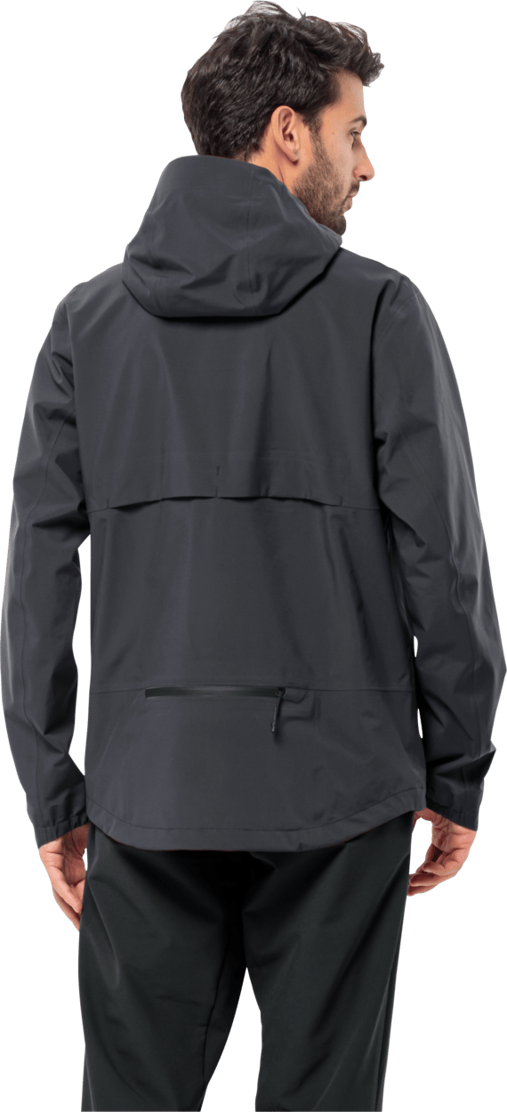 Jack Wolfskin Men's Bike Commute Mono Jacket Phantom Jack Wolfskin