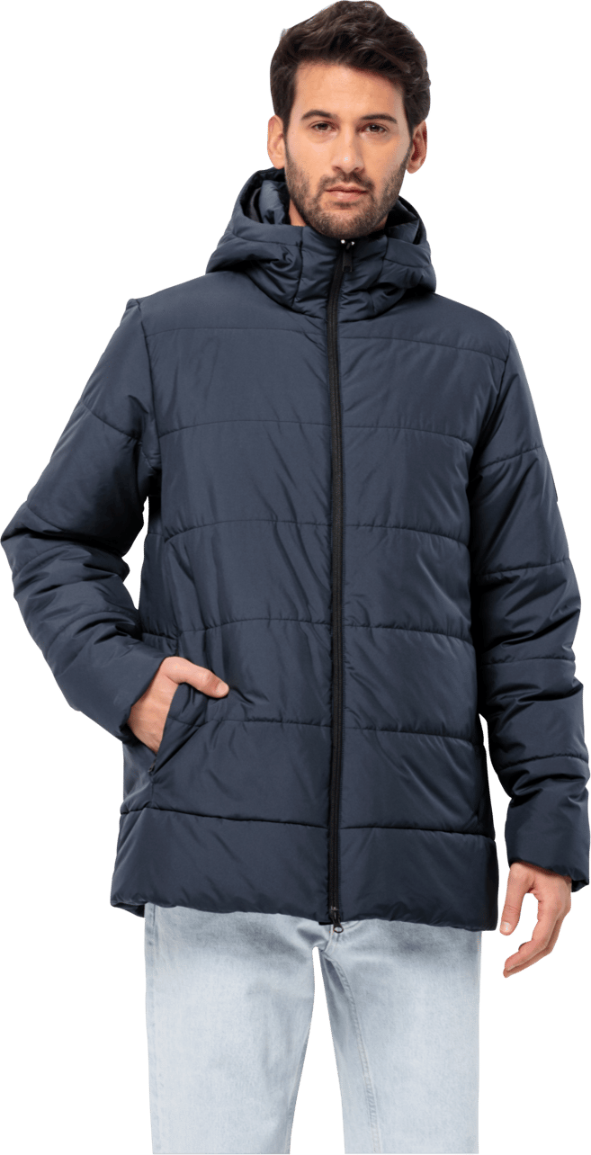 Jack Wolfskin Men's Deutzer Long Jacket Night Blue Jack Wolfskin