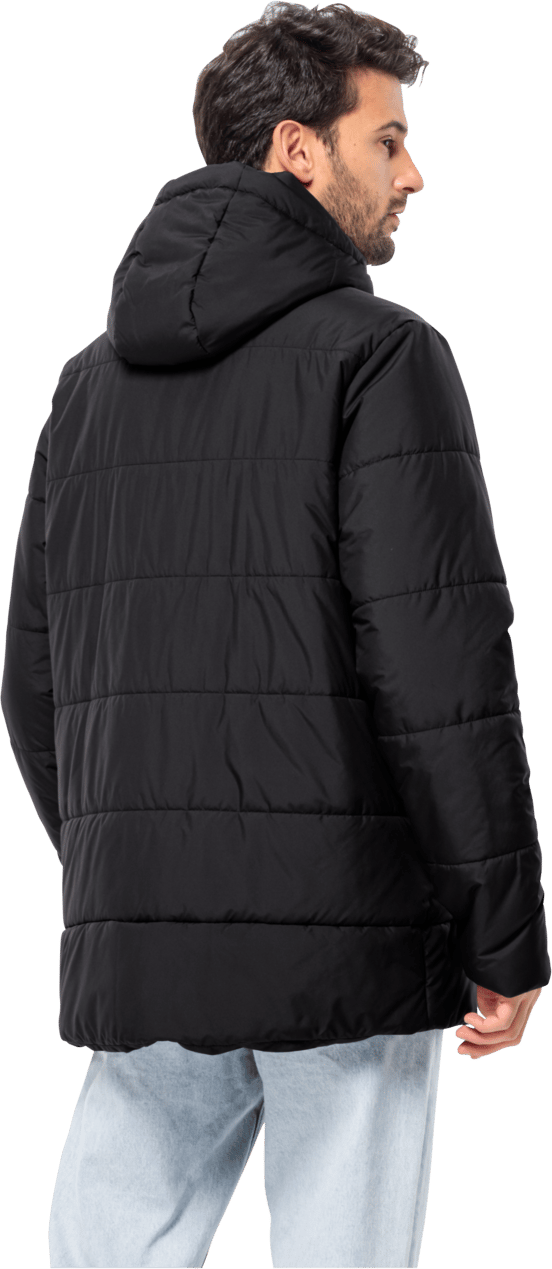 Men's Deutzer Long Jacket Black Jack Wolfskin