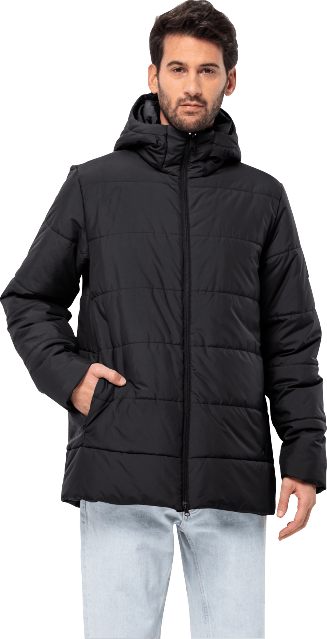 Jack Wolfskin Men's Deutzer Long Jacket Black Jack Wolfskin