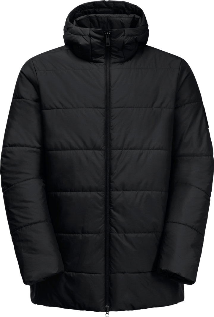 Men's Deutzer Long Jacket Black Jack Wolfskin