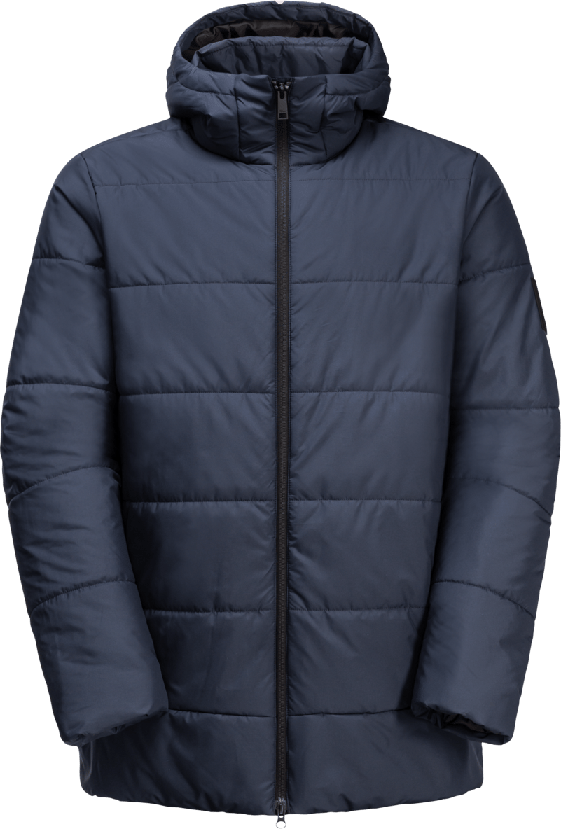 Jack Wolfskin Men's Deutzer Long Jacket Night Blue