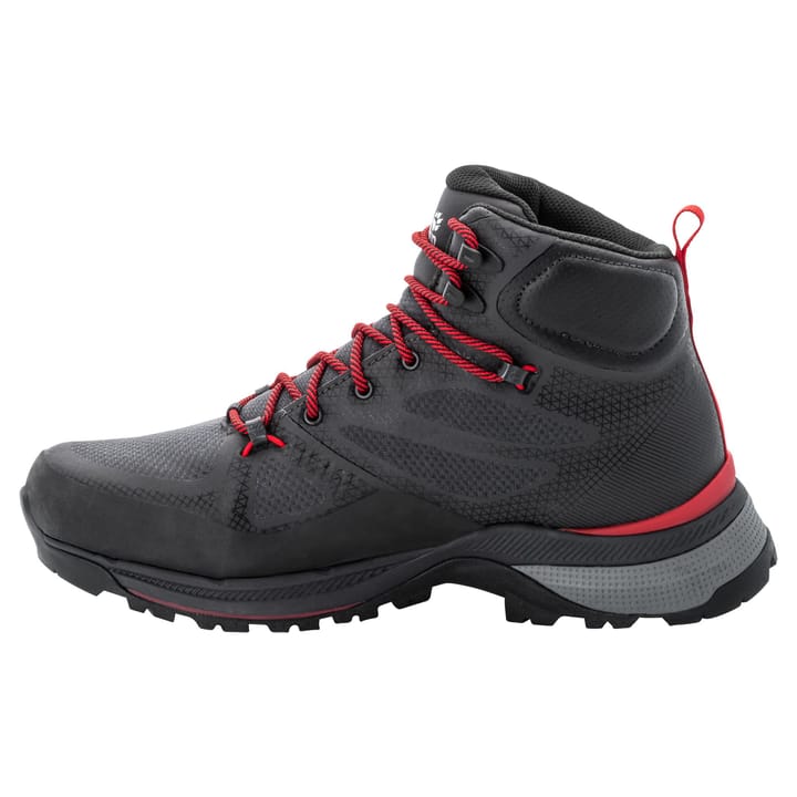 Jack Wolfskin Men's Force Striker Texapore Mid Phantom / Red Jack Wolfskin Jack Wolfskin Men's Force Striker Texapore Mid Phantom / Red Jack Wolfskin