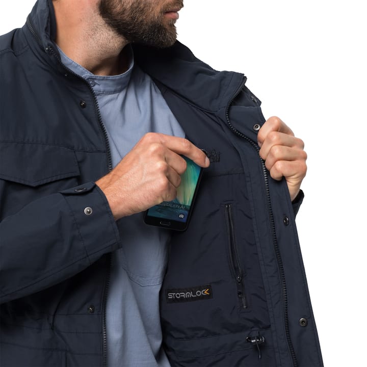 Jack Wolfskin Men's Freemont Fieldjacket Night Blue Jack Wolfskin Jack Wolfskin Men's Freemont Fieldjacket Night Blue Jack Wolfskin