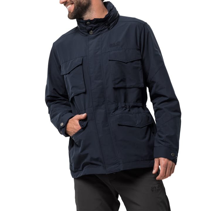 Jack Wolfskin Men's Freemont Fieldjacket Night Blue Jack Wolfskin Jack Wolfskin Men's Freemont Fieldjacket Night Blue Jack Wolfskin