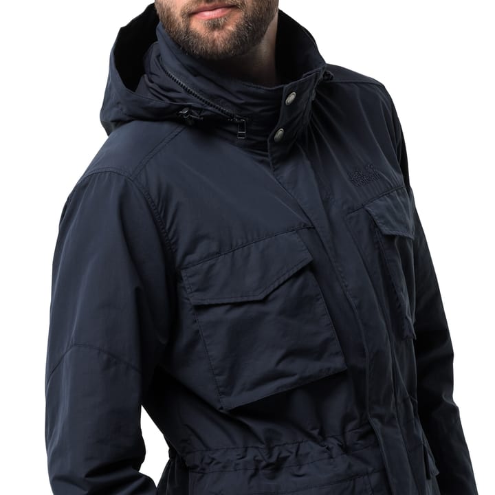 Jack Wolfskin Men's Freemont Fieldjacket Night Blue Jack Wolfskin Jack Wolfskin Men's Freemont Fieldjacket Night Blue Jack Wolfskin