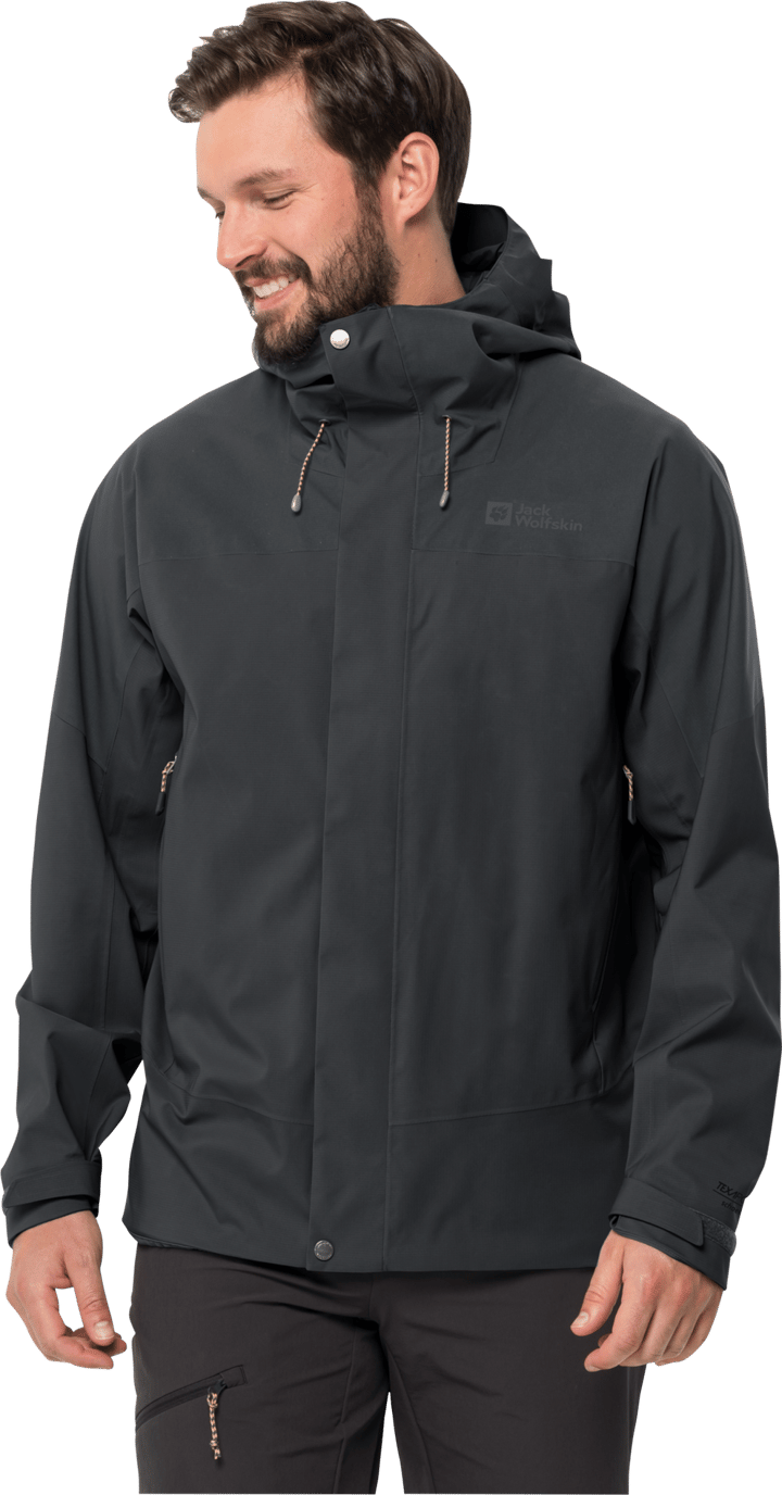 Jack Wolfskin Men's Kammweg 2-Layer Jacket Phantom Jack Wolfskin