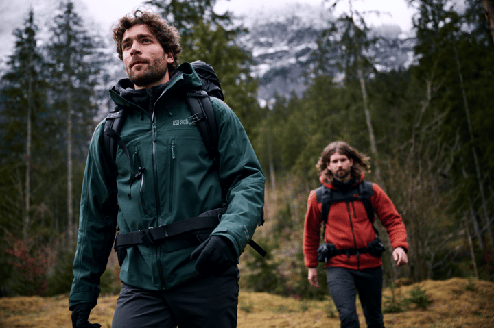 Jack Wolfskin Men's Kammweg 3-Layer Jacket Phantom Jack Wolfskin