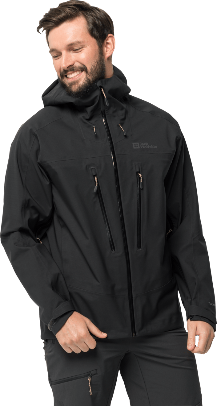 Jack Wolfskin Men's Kammweg 3-Layer Jacket Phantom Jack Wolfskin