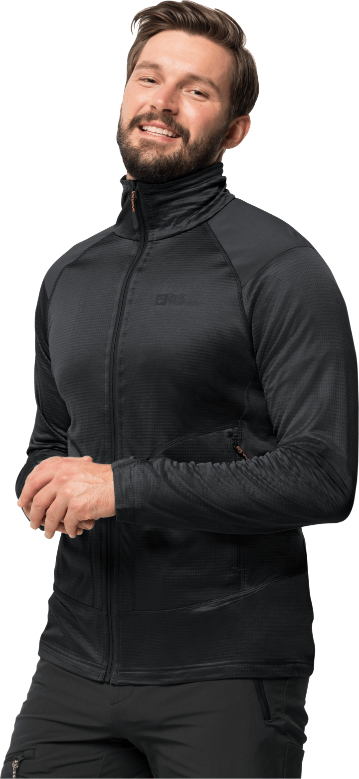 Jack Wolfskin Men's Kammweg Full Zip Phantom Jack Wolfskin Jack Wolfskin Men's Kammweg Full Zip Phantom Jack Wolfskin