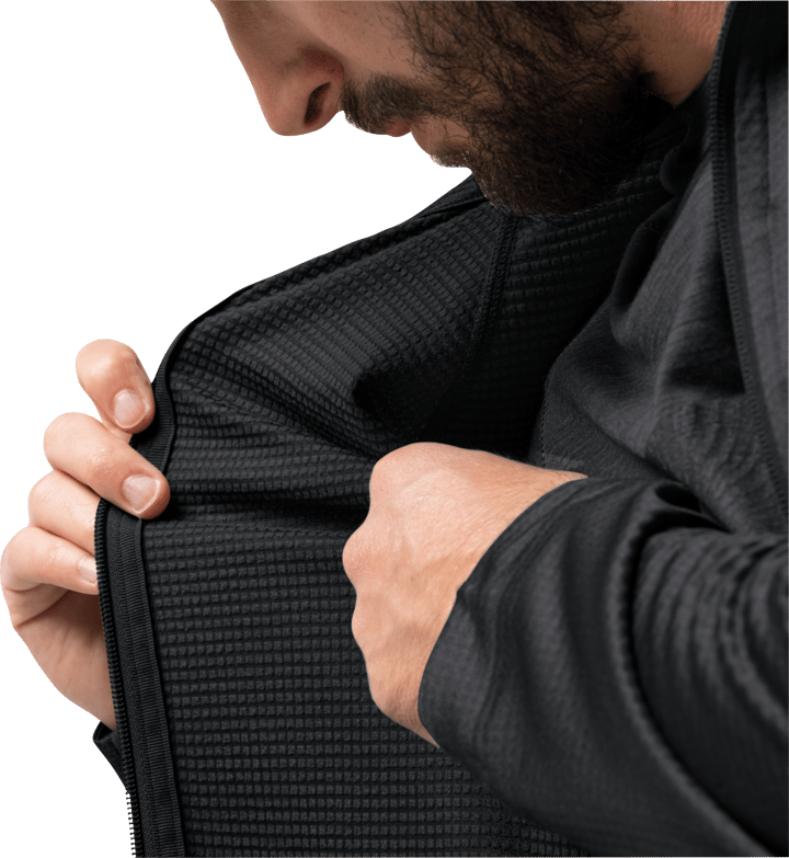 Jack Wolfskin Men's Kammweg Full Zip Phantom Jack Wolfskin Jack Wolfskin Men's Kammweg Full Zip Phantom Jack Wolfskin