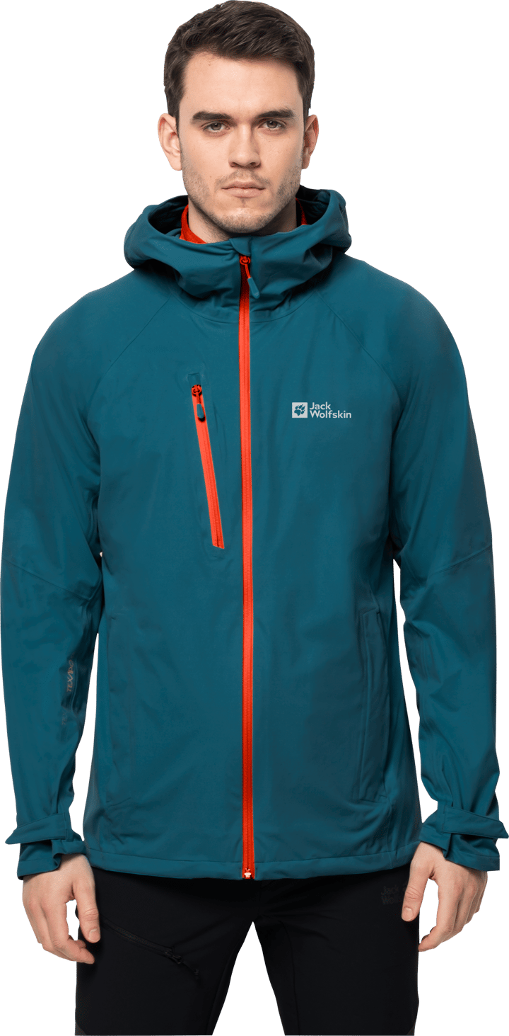 Jack Wolfskin Men's Koblat 3-Layer Jacket Blue Coral Jack Wolfskin Jack Wolfskin Men's Koblat 3-Layer Jacket Blue Coral Jack Wolfskin