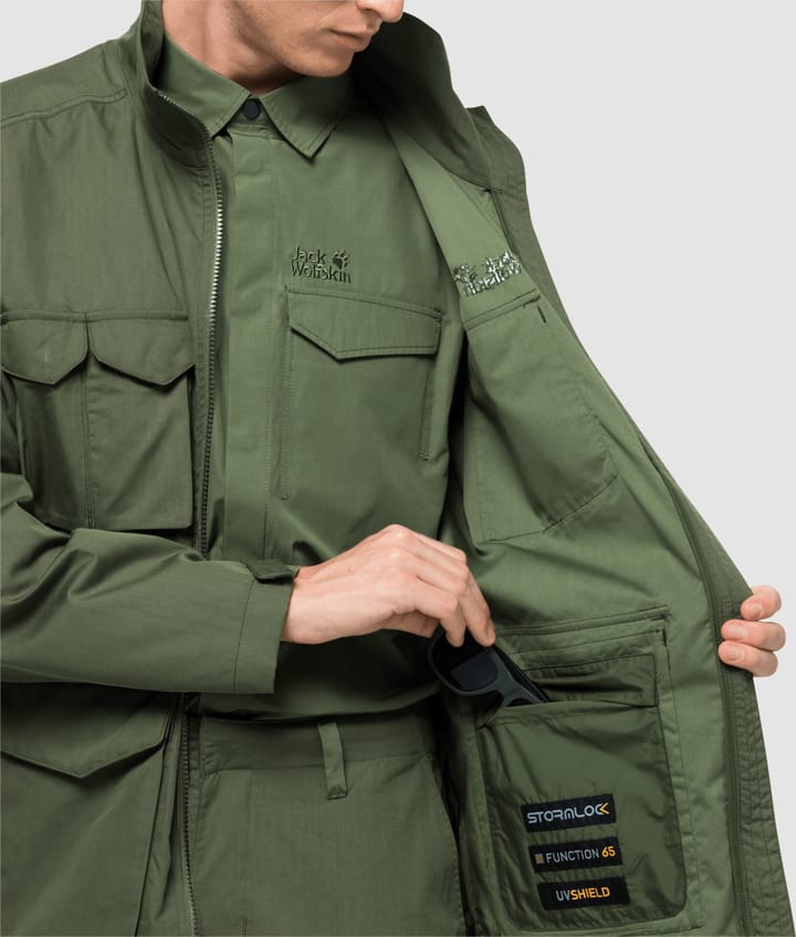 Jack Wolfskin Men's Lakeside Trip Jacket Greenwood Jack Wolfskin Jack Wolfskin Men's Lakeside Trip Jacket Greenwood Jack Wolfskin