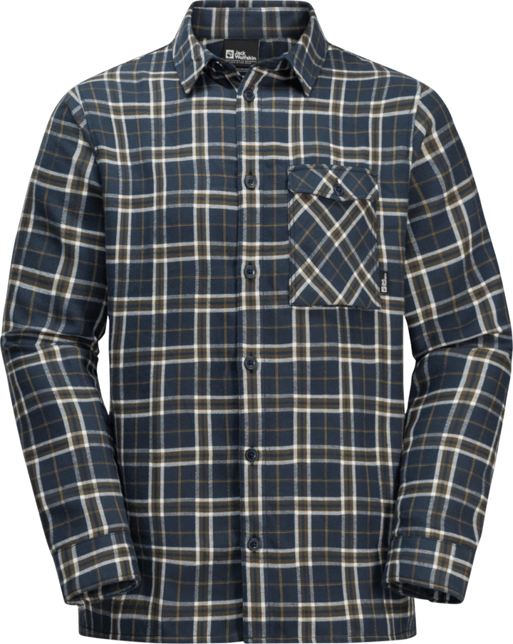 Jack Wolfskin Men's Morgenluft Shirt Night Blue 41 Jack Wolfskin