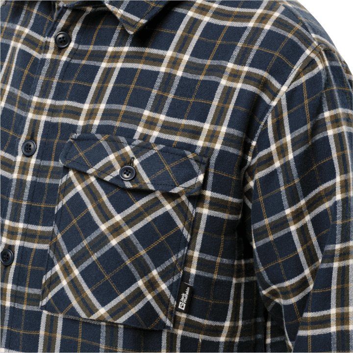 Jack Wolfskin Men's Morgenluft Shirt Night Blue 41 Jack Wolfskin